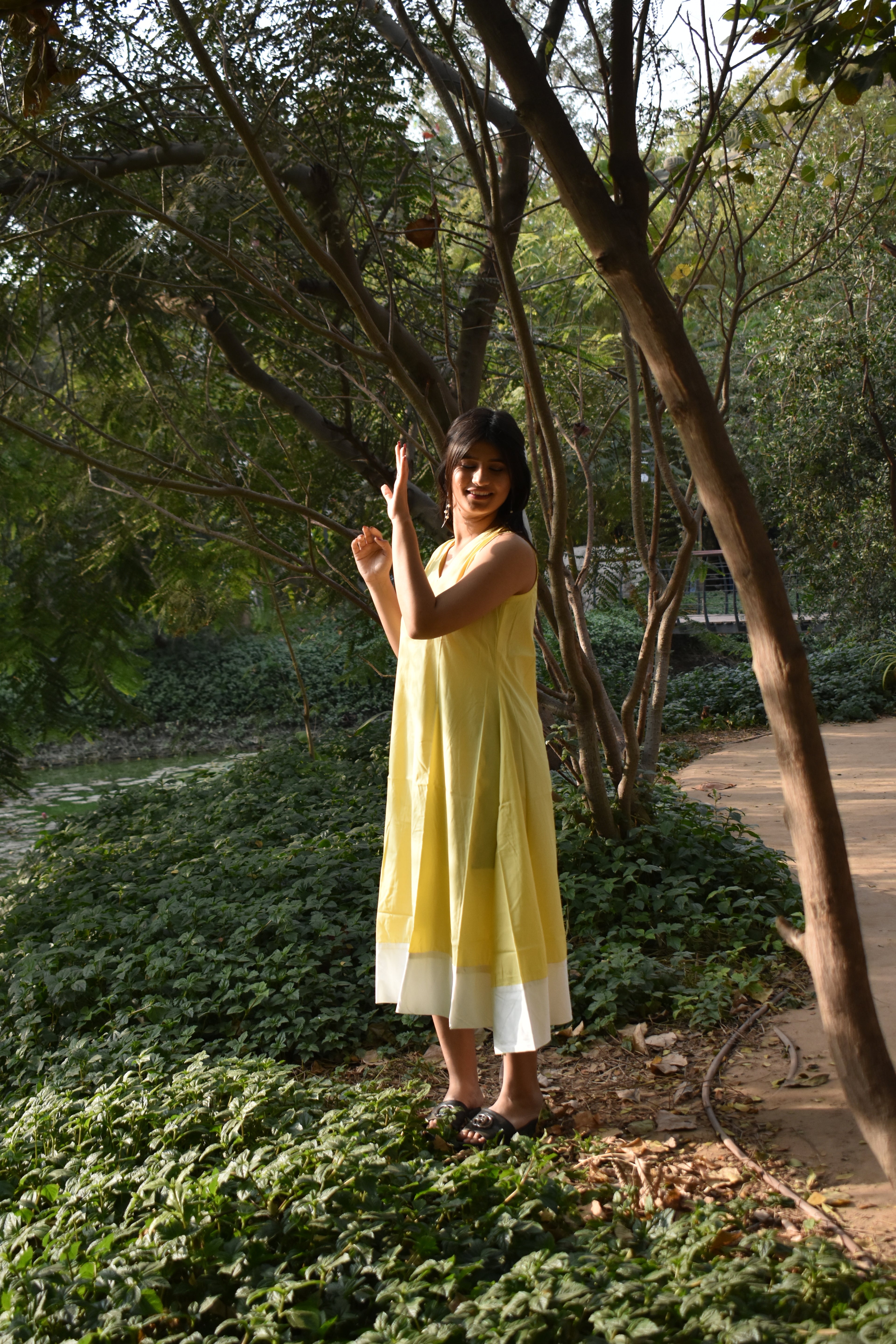 Butter yellow IRO pocket dress