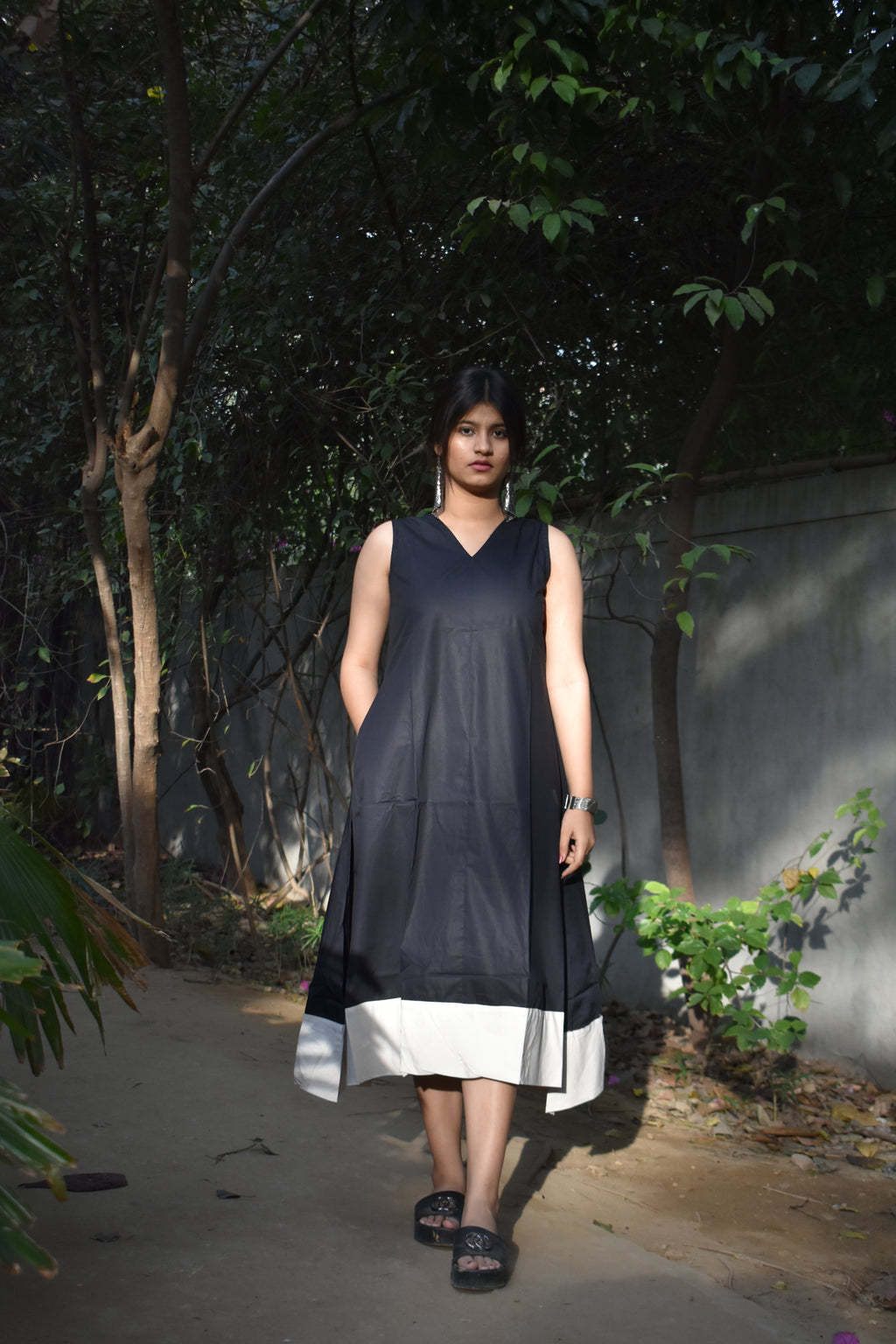 Jade black IRO pocket dress