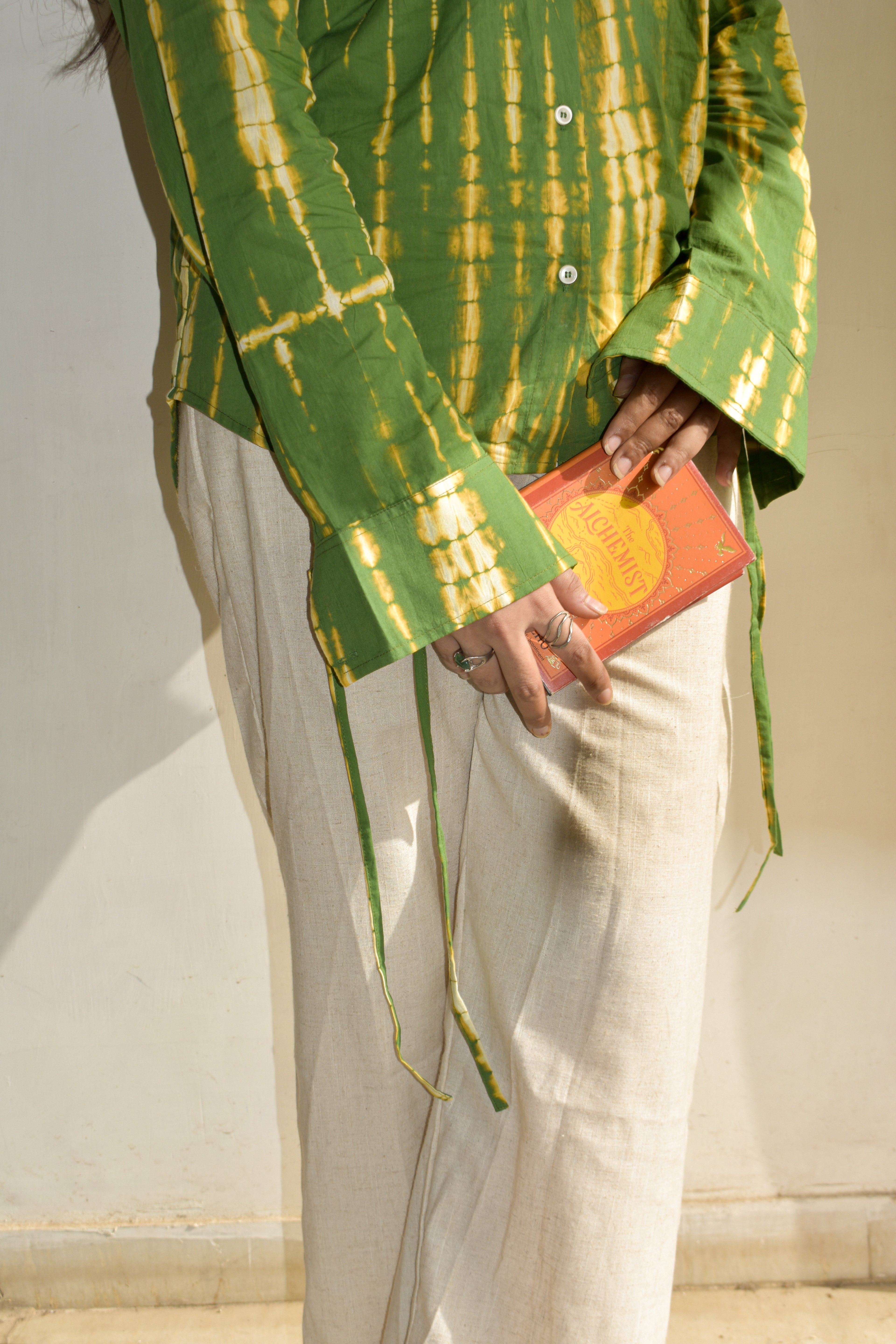 Bamboo shibori mul shirt