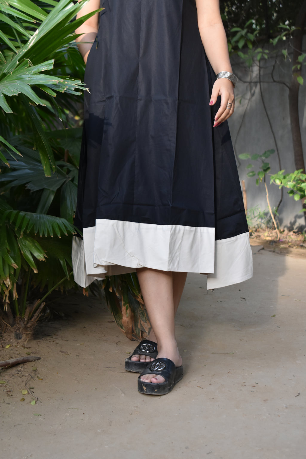 Jade black IRO pocket dress