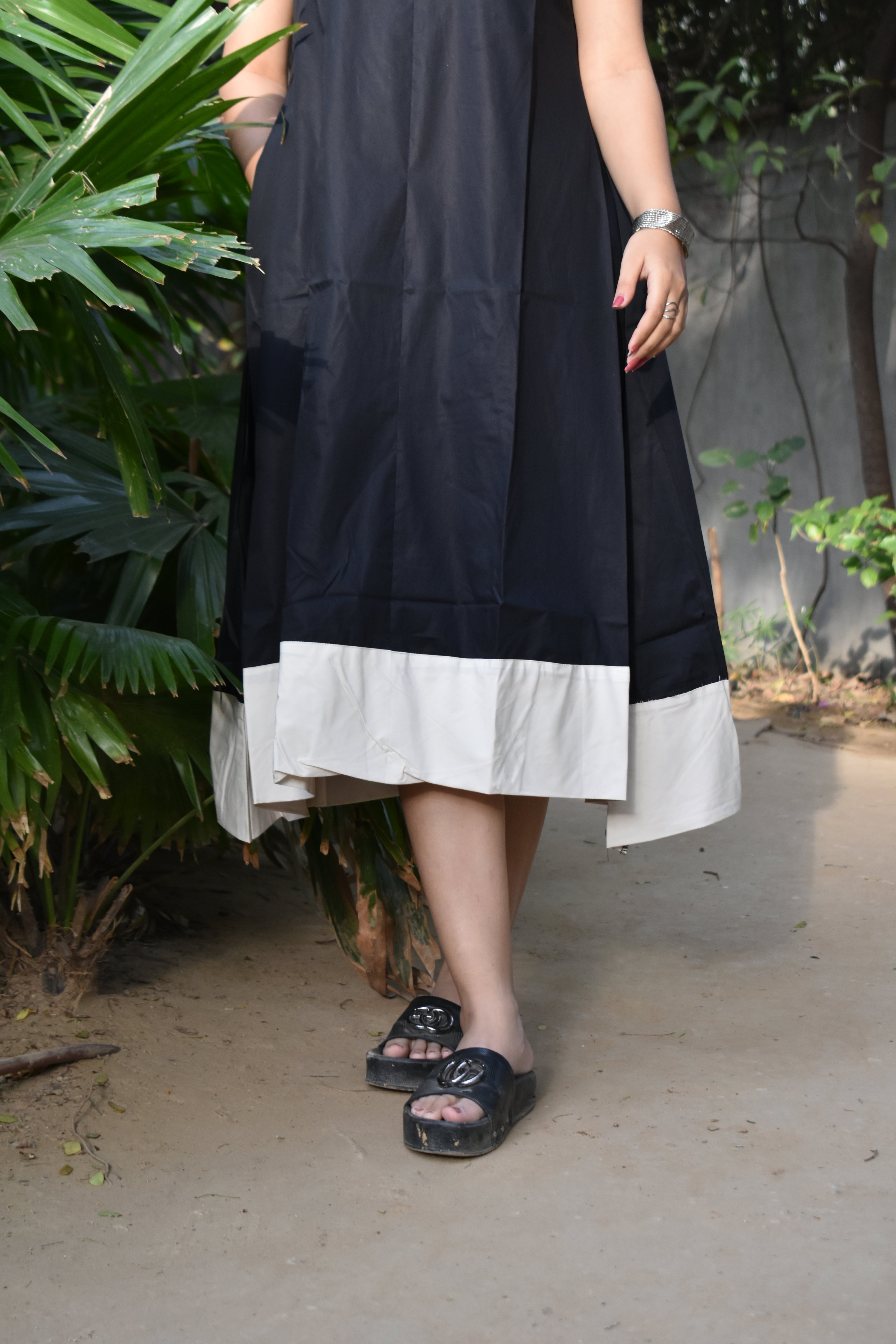 Jade black IRO pocket dress
