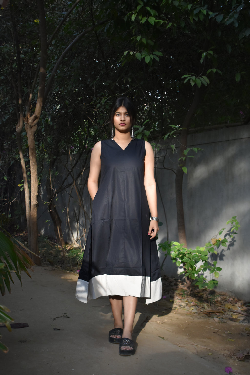Jade black IRO pocket dress